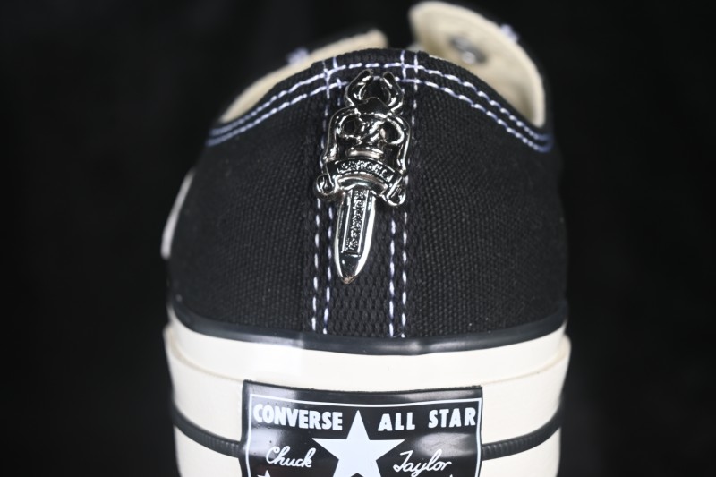 Converse Chuck 70s Chrome Hearts Collaboration Low Top Canvas Shoes - 162058C
