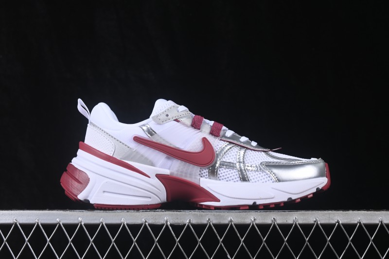 Nike V2K Run Retro Low-Top Running Shoes with Cushioning and Anti-Slip - FD0736-118