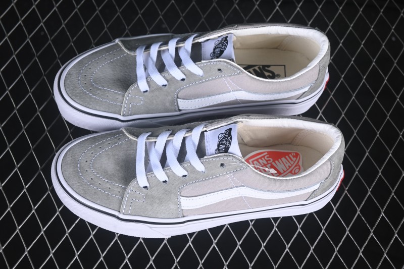 Vans SK8-Low Side Stripe Low-Top Pro Skate Shoes Grey - VN0A4UUKIYP