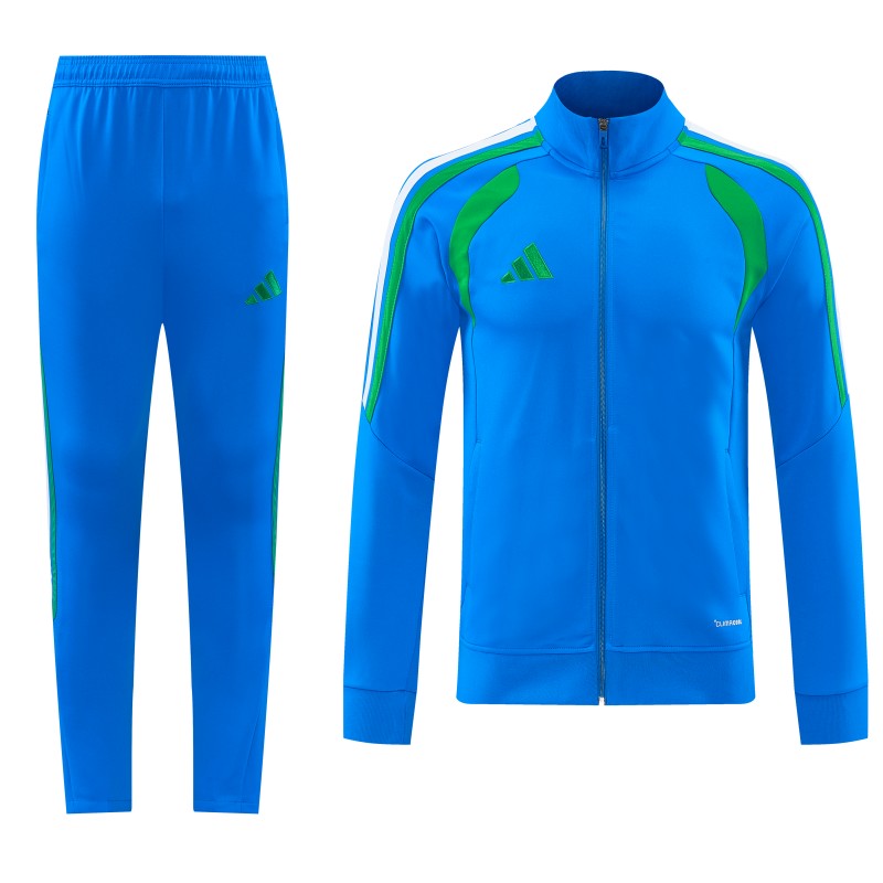 26/27 Air Jordan  Bright Blue Full Zipper Jacket + Long Pants