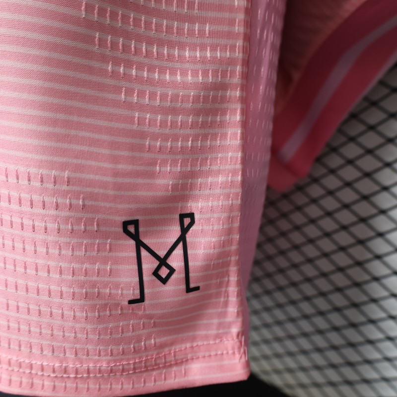 Player Version 26/27 Inter Miami CF Home Pink Long Sleeve Jersey