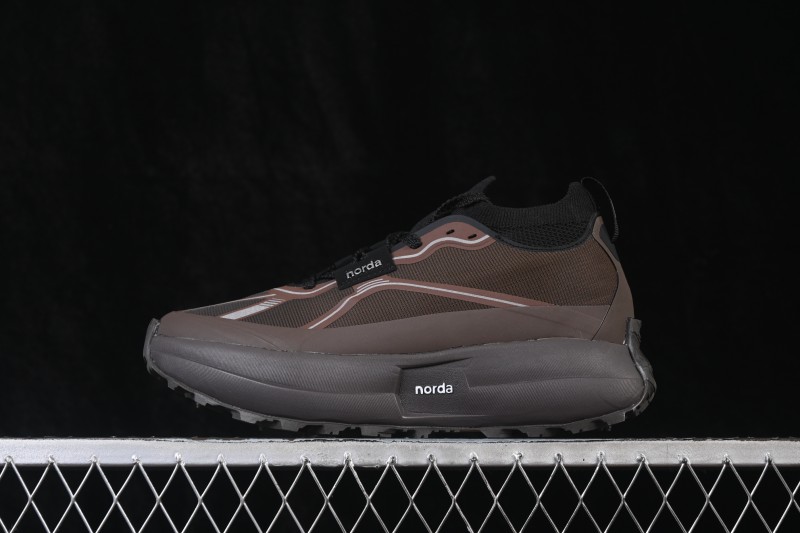Norda 055 Trail Running Shoes with Stable Cushioning and Durable Grip - Fennel Brown
