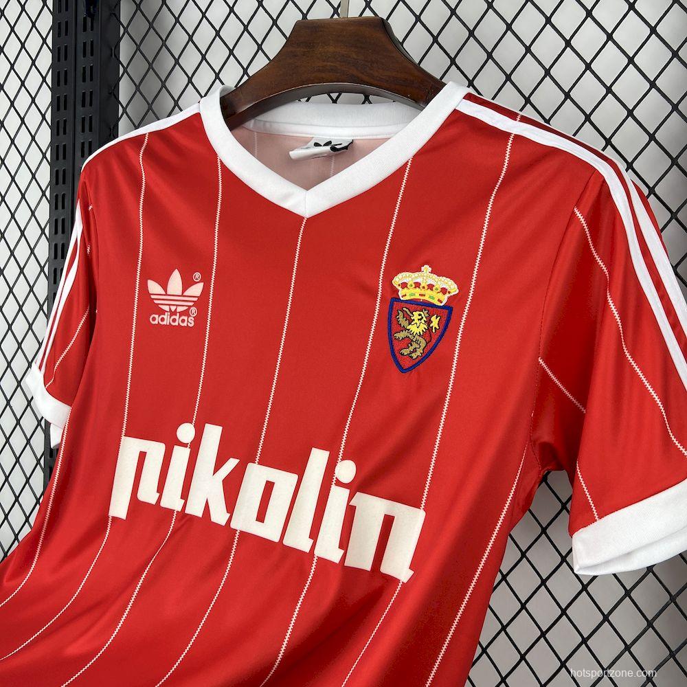 1983/84 Retro Real Zaragoza Home Jersey