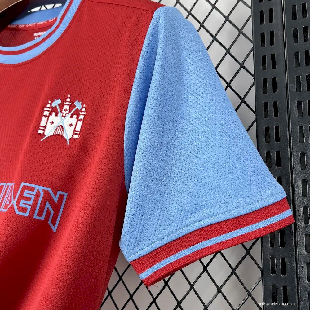 2025/26 Mens West Ham United X Iron Maiden 50th Anniversary Jersey