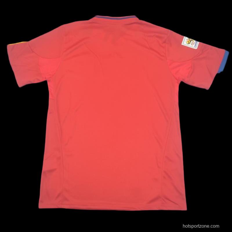 Retro 2010 Spain Home Soccer Jersey