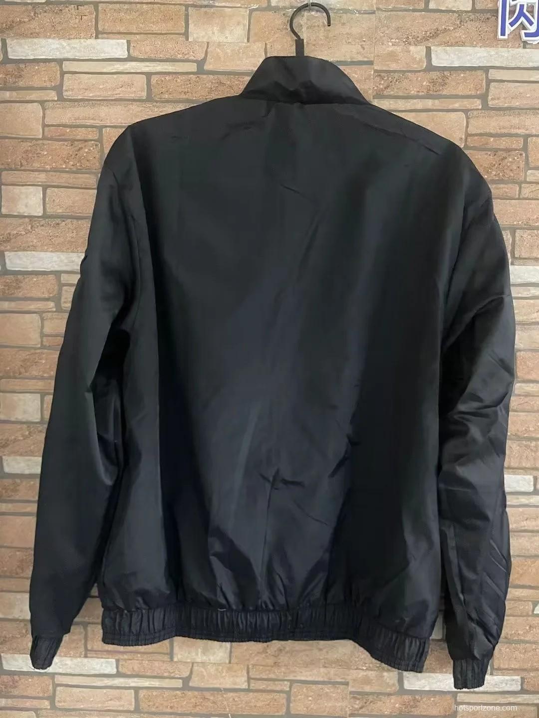 23 24 Manchester United Black Reversible Full Zipper Jacket