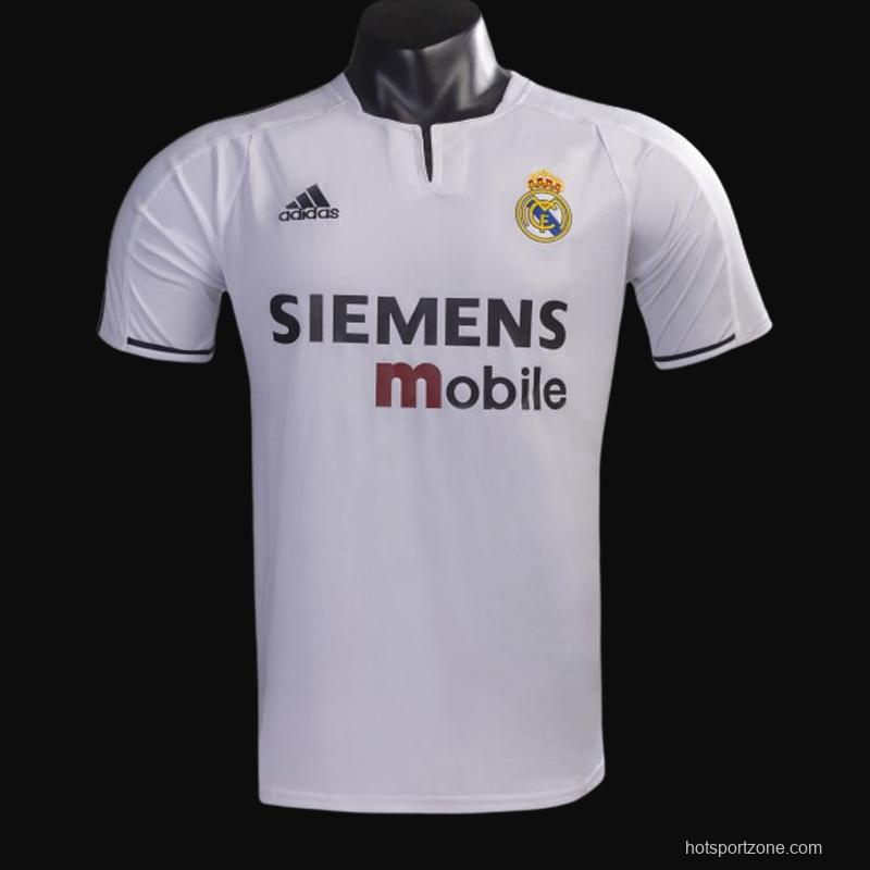 Retro 03/04 Real Madrid Home Jersey