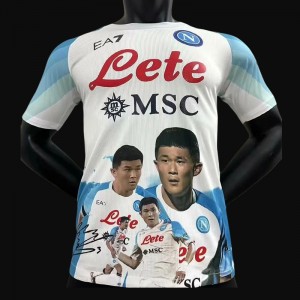 22/23 SSC Napoli Face Game White Jersey