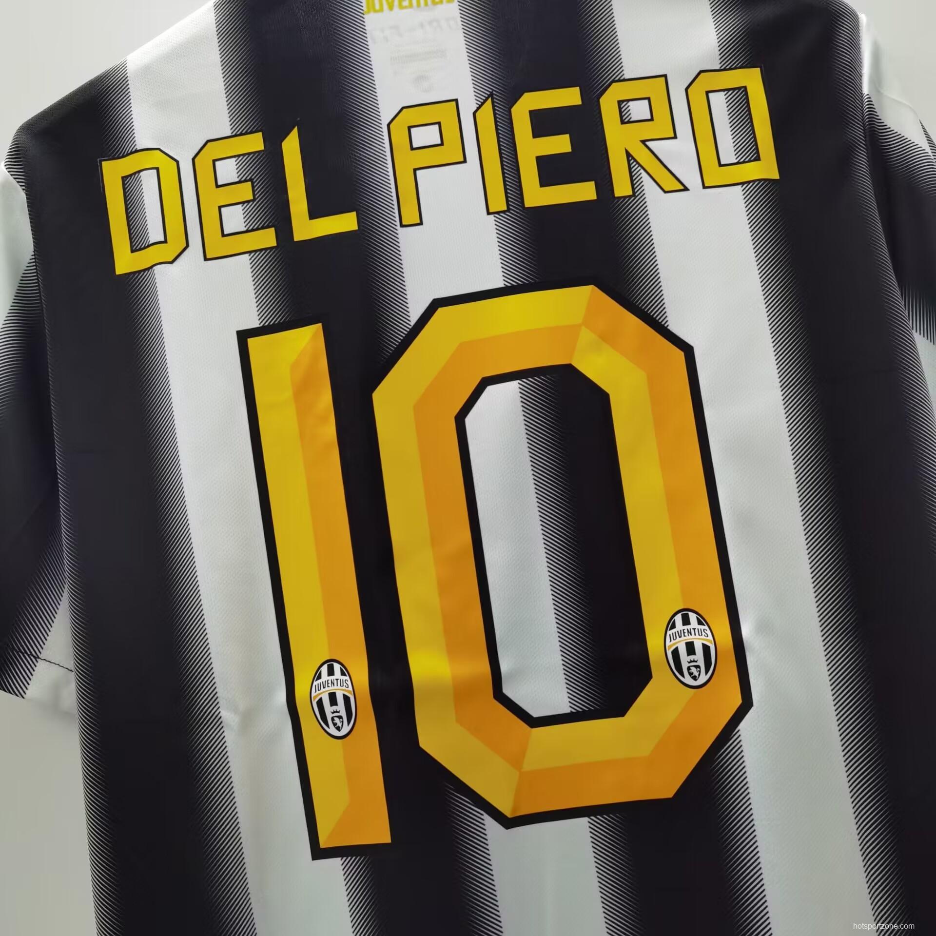 Retro 10/11 Juventus Home Jersey With Full Patches