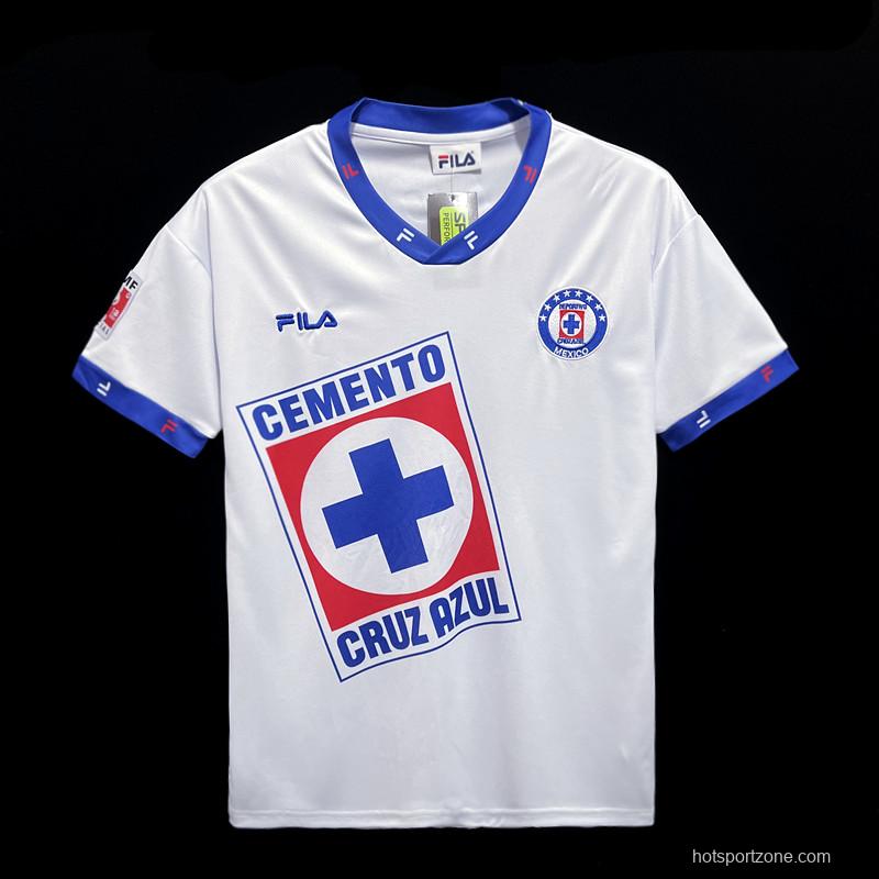 Retro 96/97 Cruz Azul Away White Jersey