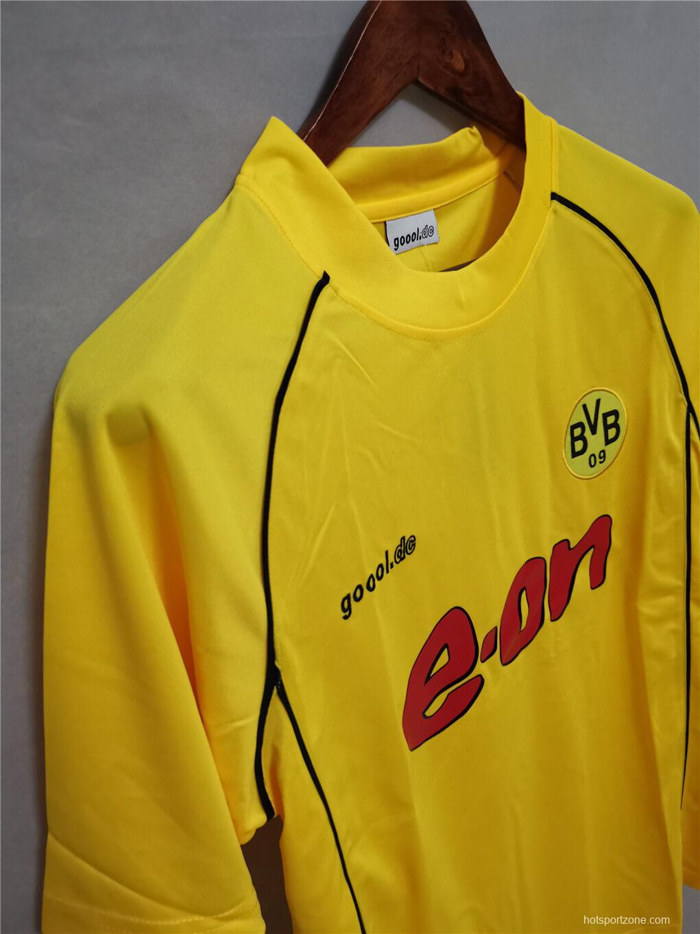 Retro 01/02 Borussia Dortmund Champions League Jersey