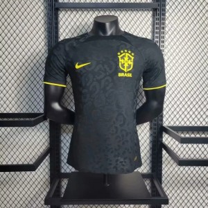 Player Version 2023 Brazil Black Goalkeeper Jersey