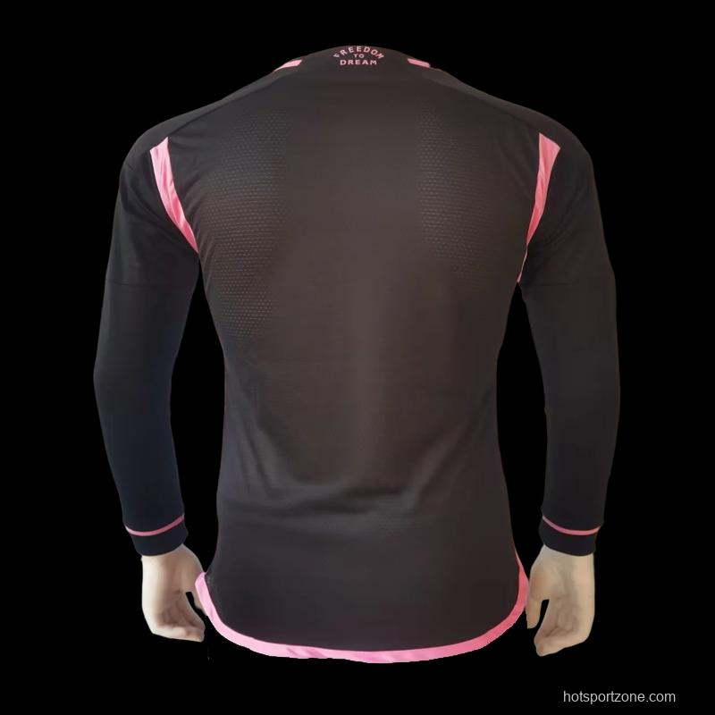 Player Version 23/24 Inter Milan Black Long Sleeve Jersey
