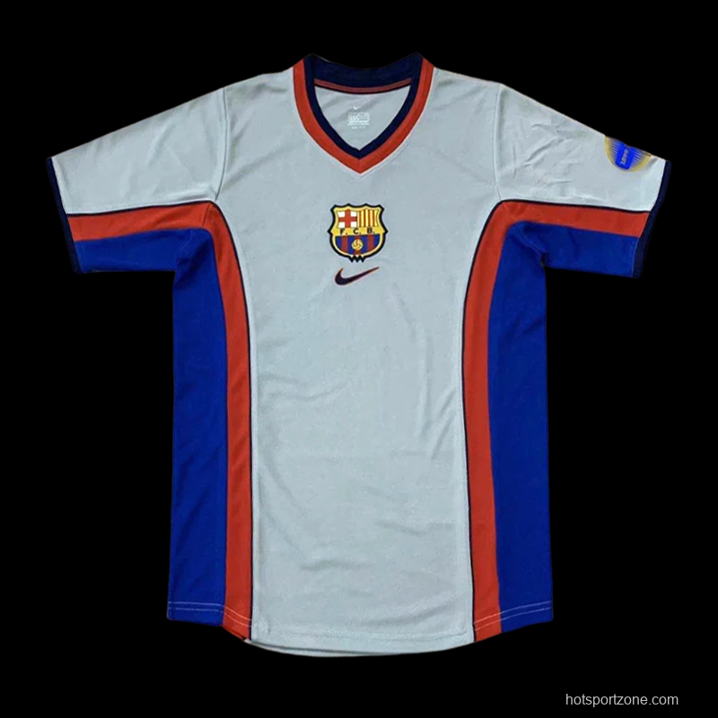 Retro 1999-01 Barcelona Away Jersey