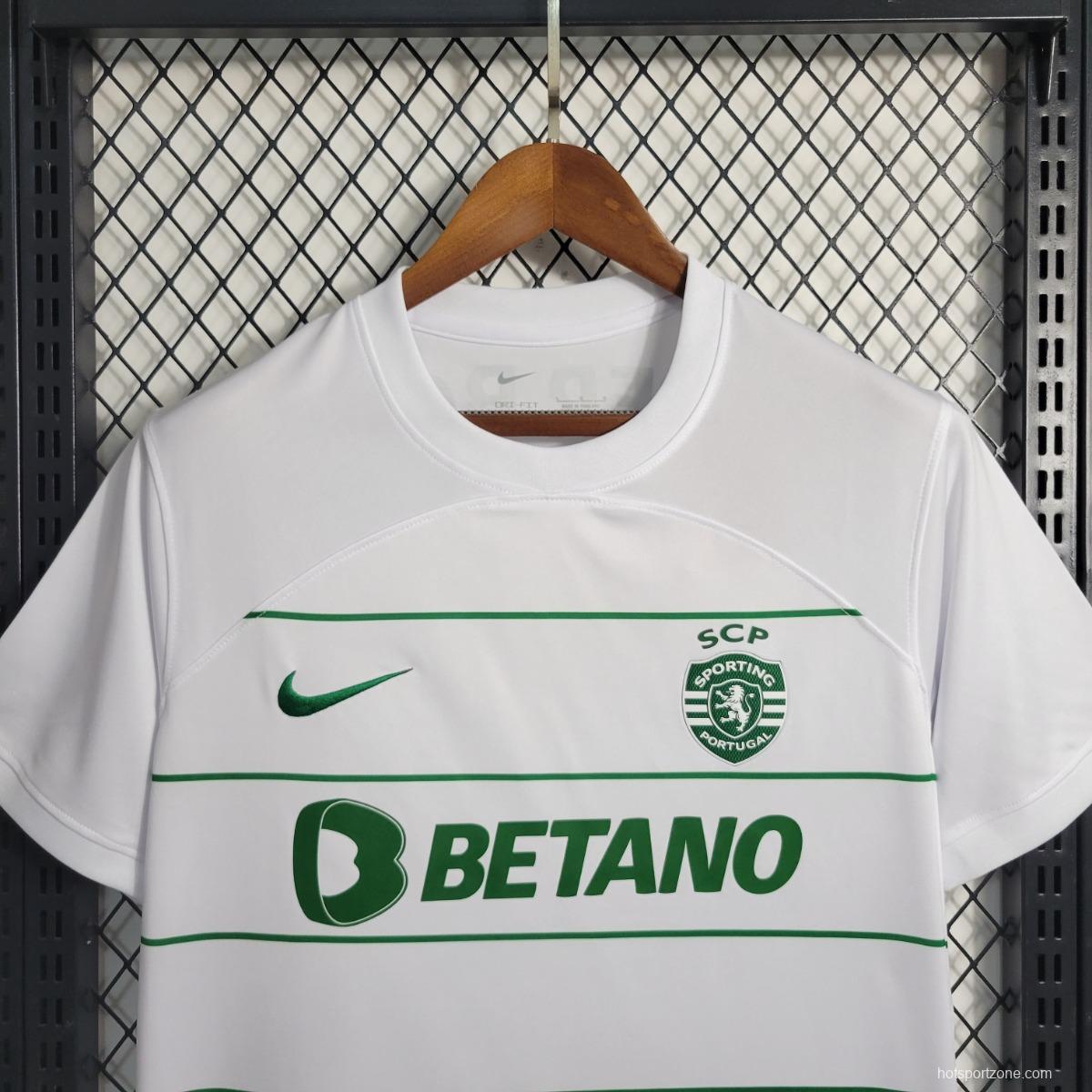 23/24 Sporting Lisbon Away White Jersey