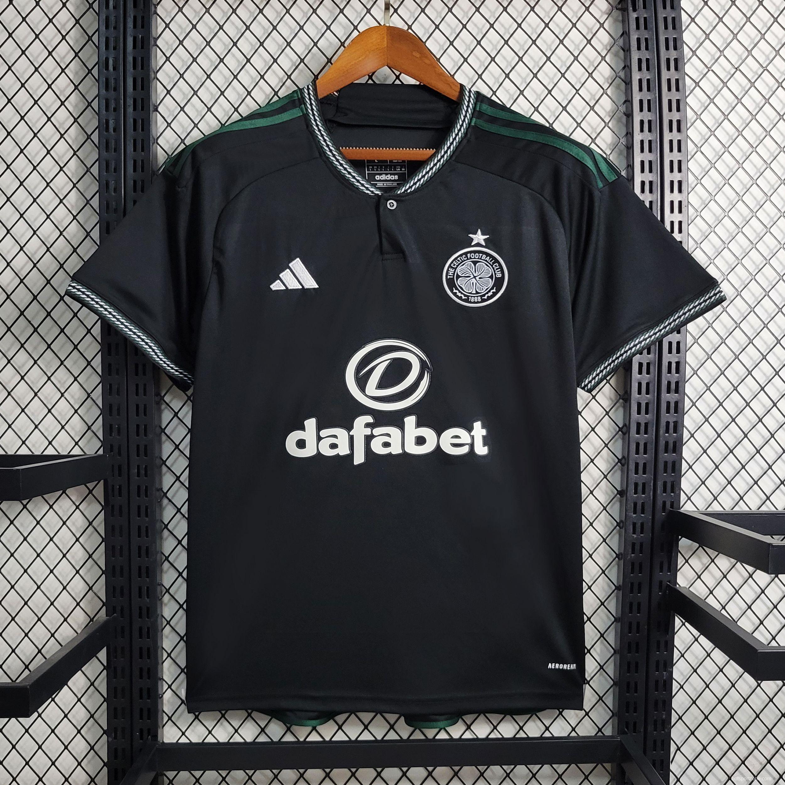23/24 Celtic Away Black Jersey