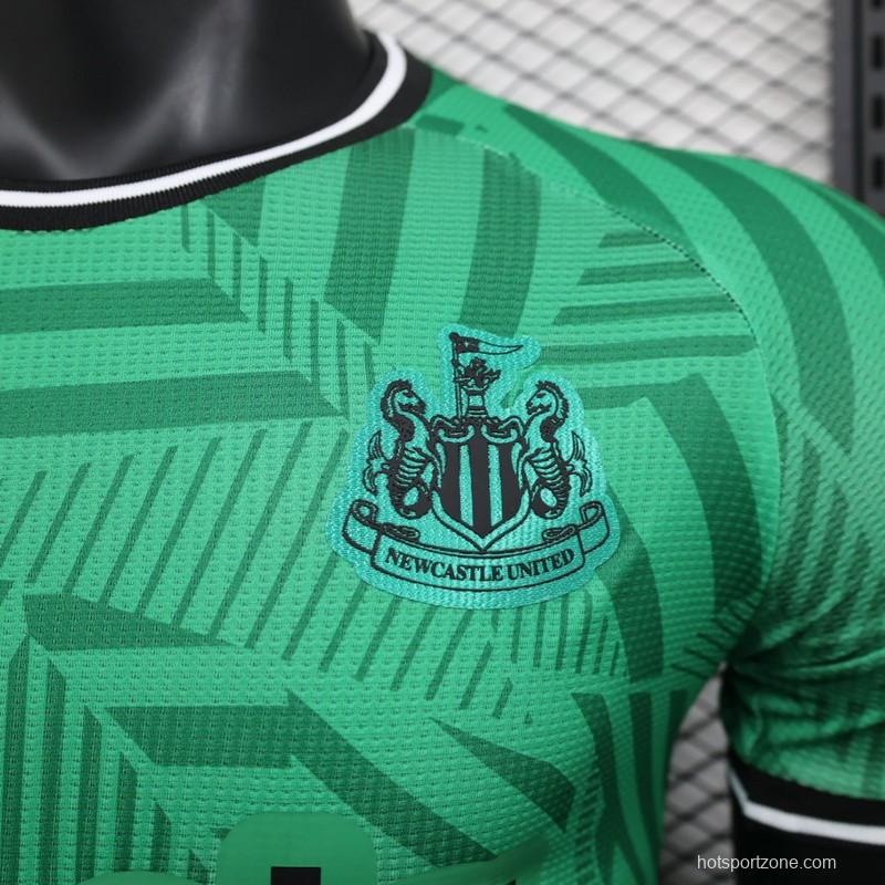 Player Version 23/24 Newcastle United Away Green Jersey