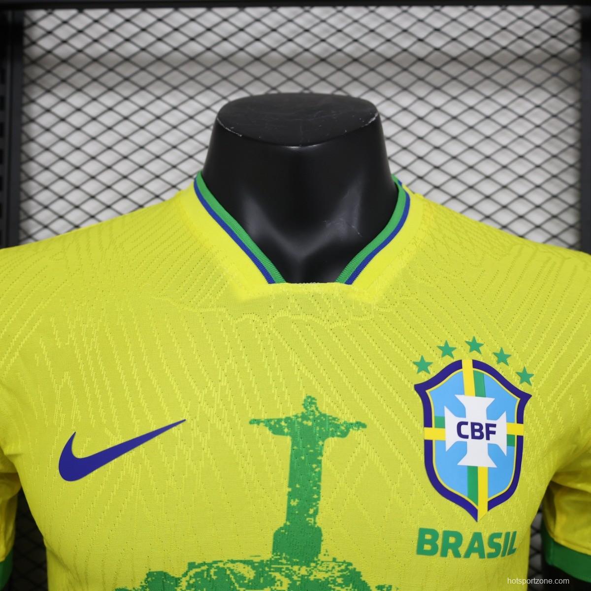 Player Version 2023 Brazil Yellow Special Jersey