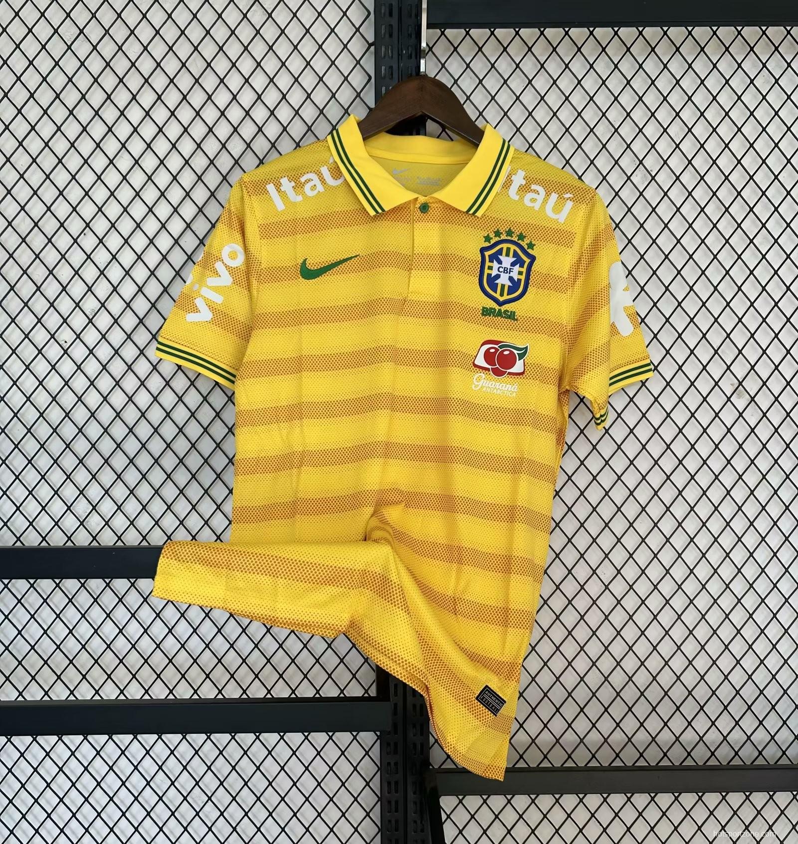 2022 Brazil Home POLO Jersey
