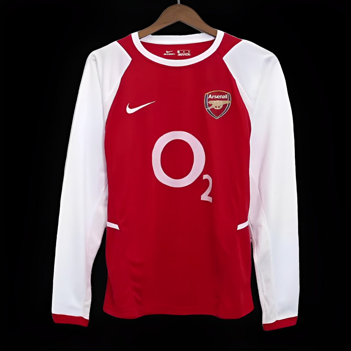 Retro 02/04 Arsenal Home Long Sleeve Jersey
