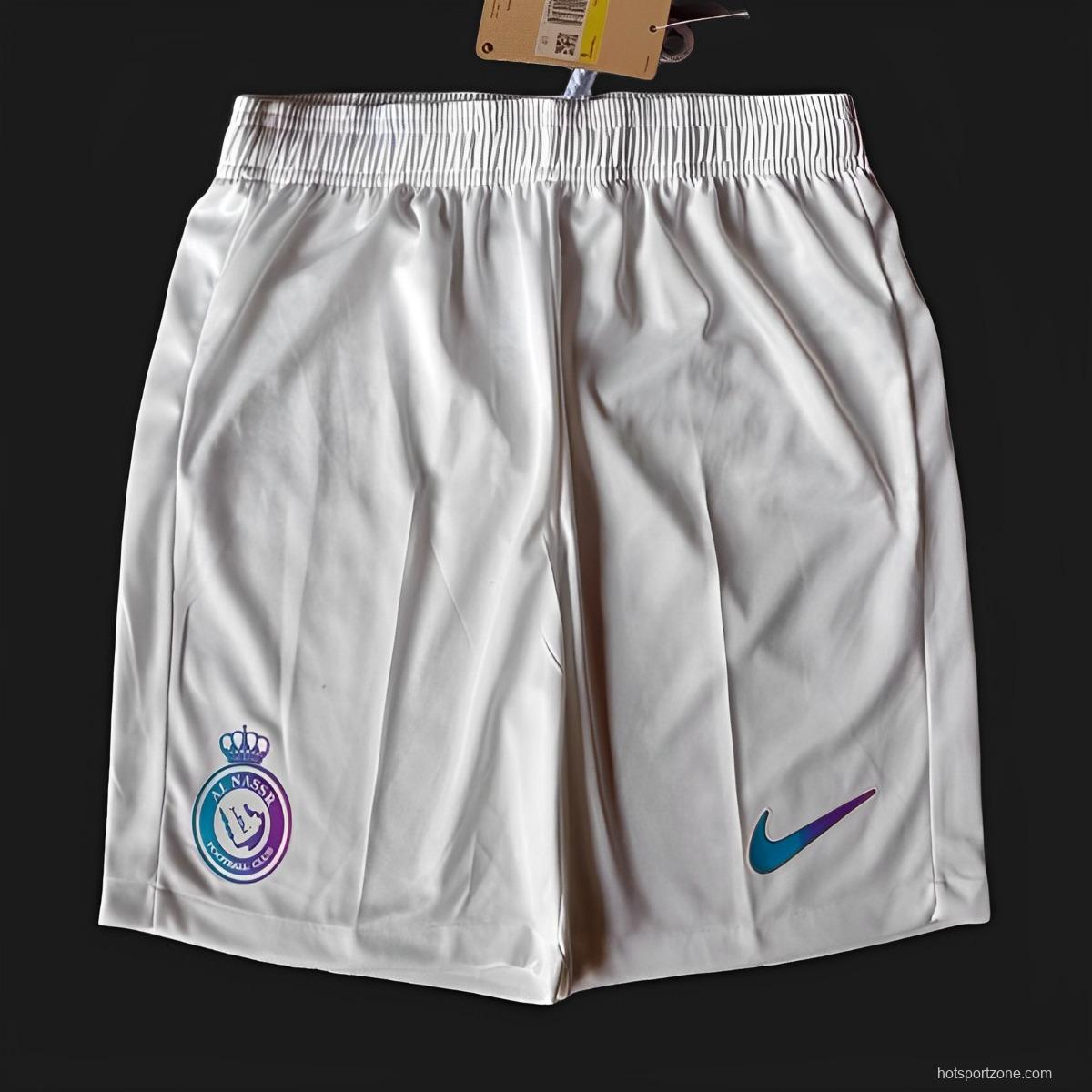 23/24 Al-Nassr Third White Shorts