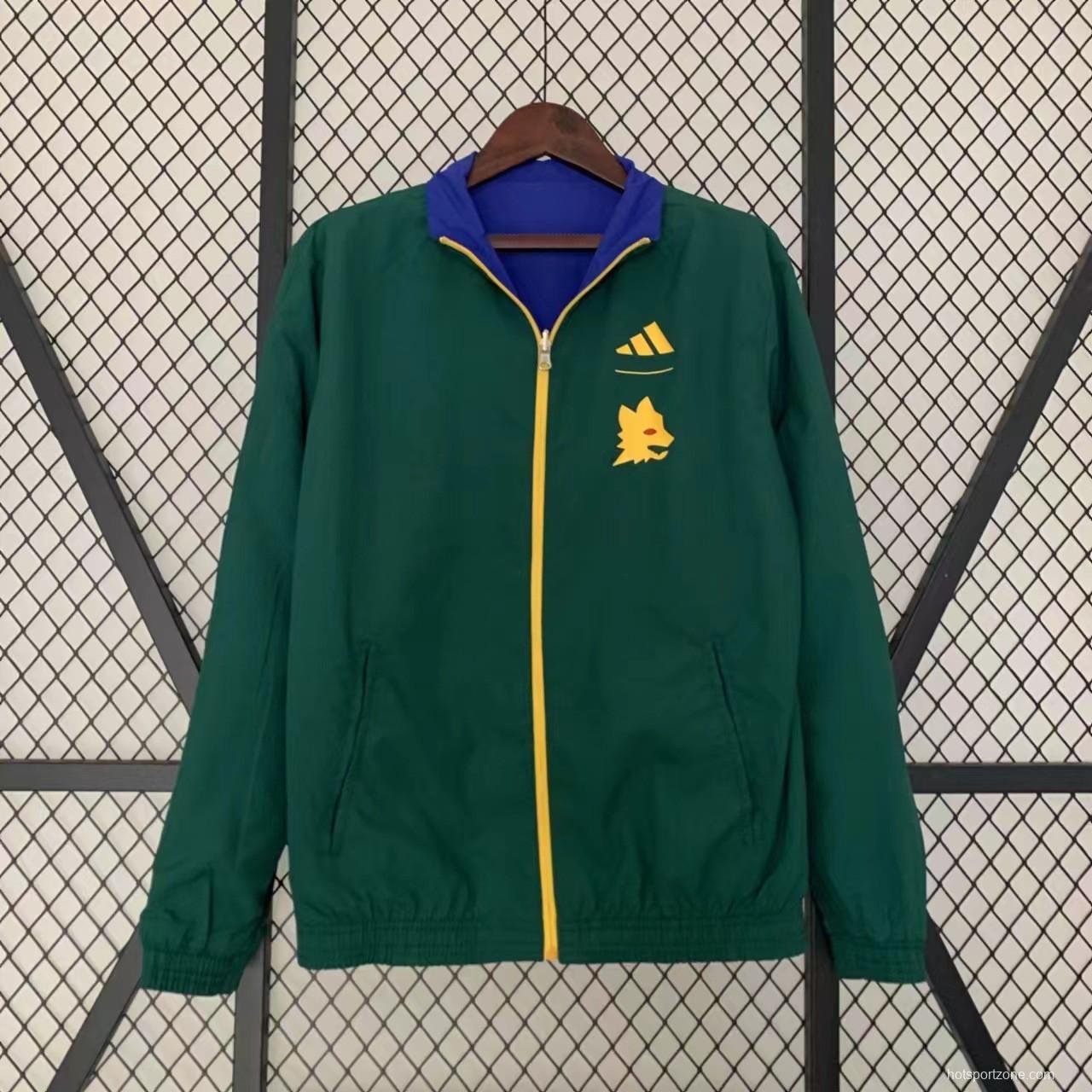 23/24 Roma Blue/Green Reversible Full Zipper Jacket