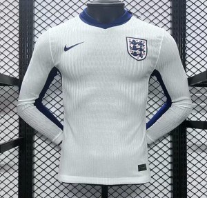 Player Version 2024 England Home Long Sleeve Jersey