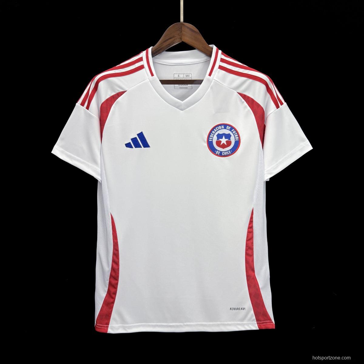 2024 Chile Away White Jersey