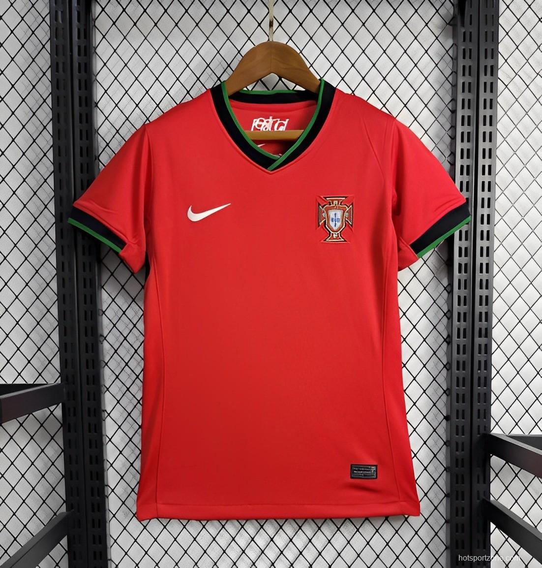 2024 Women Portugal Home Jersey