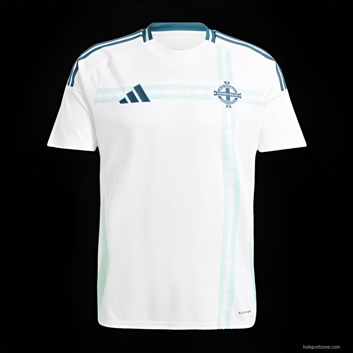 2024 Northern Ireland Away White Jersey