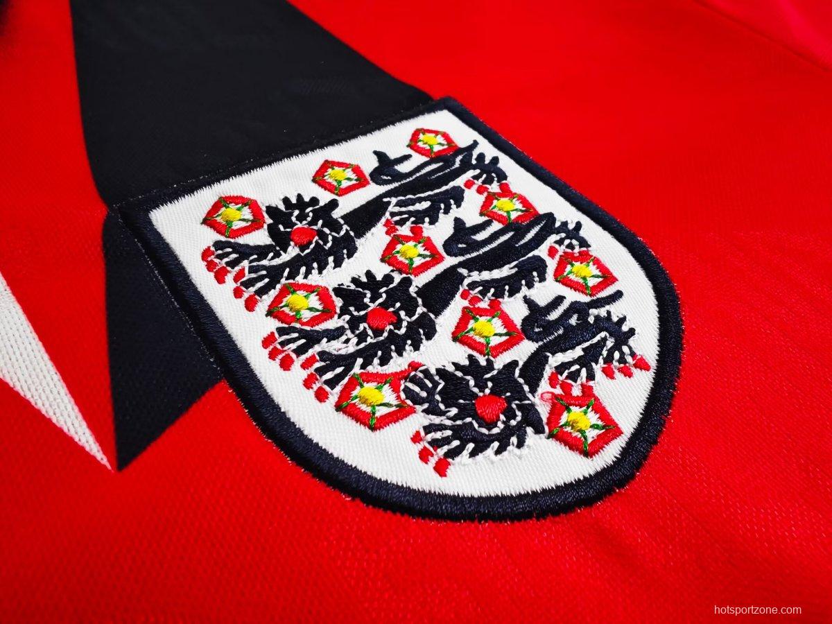 Retro 1992 England Away Red Jersey