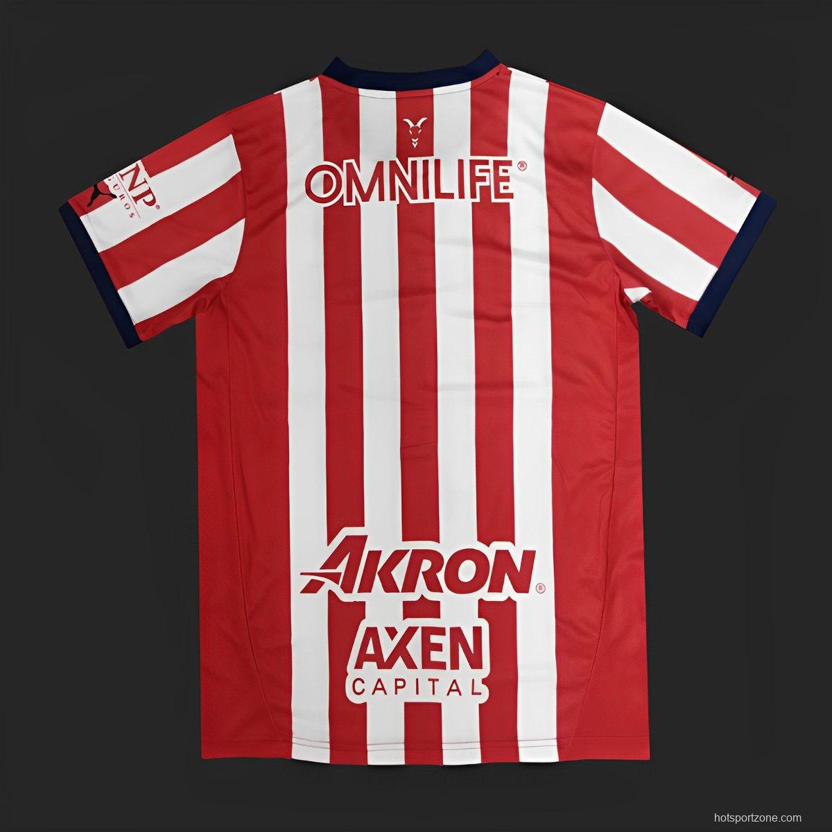 24/25 Chivas Guadalajara Home Jersey