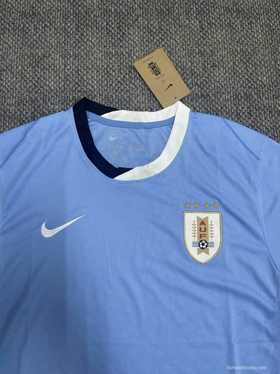 2024 Uruguay Away Blue Jersey