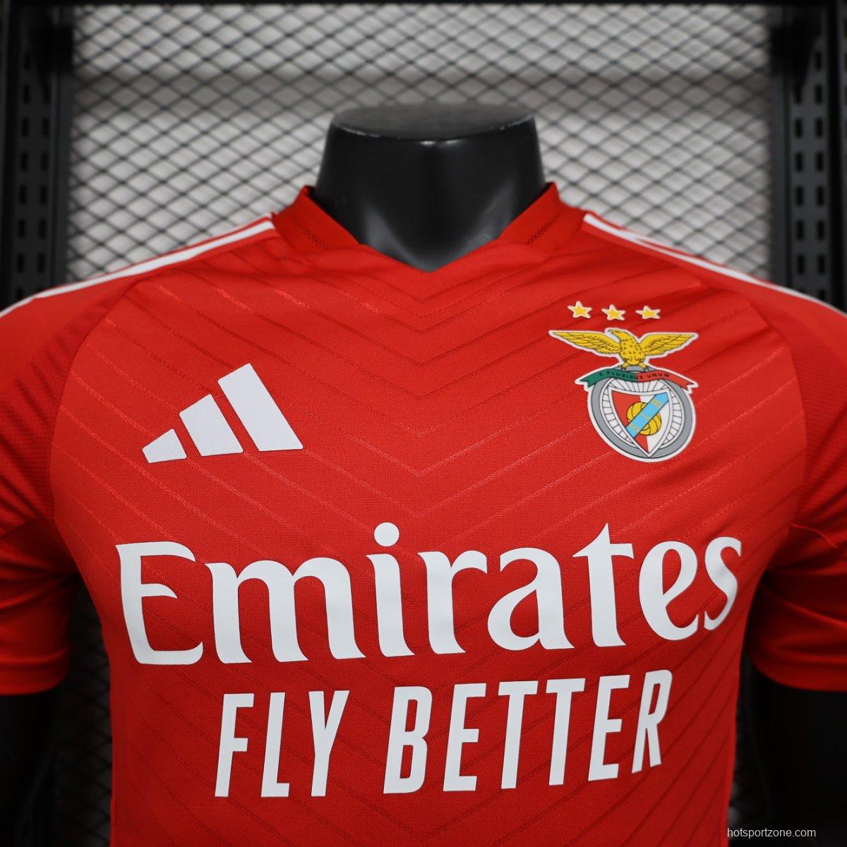 Player Version 24/25 Benfica Home Jersey