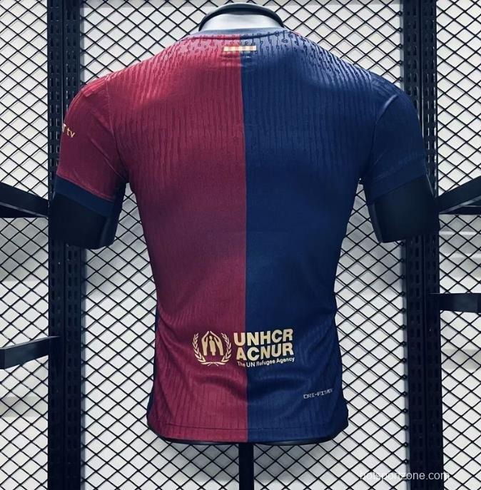 Player Version 24/25 Barcelona Home 125th Anniversary Jersey