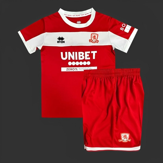 24/25 Kids Middlesbrough Home Jersey