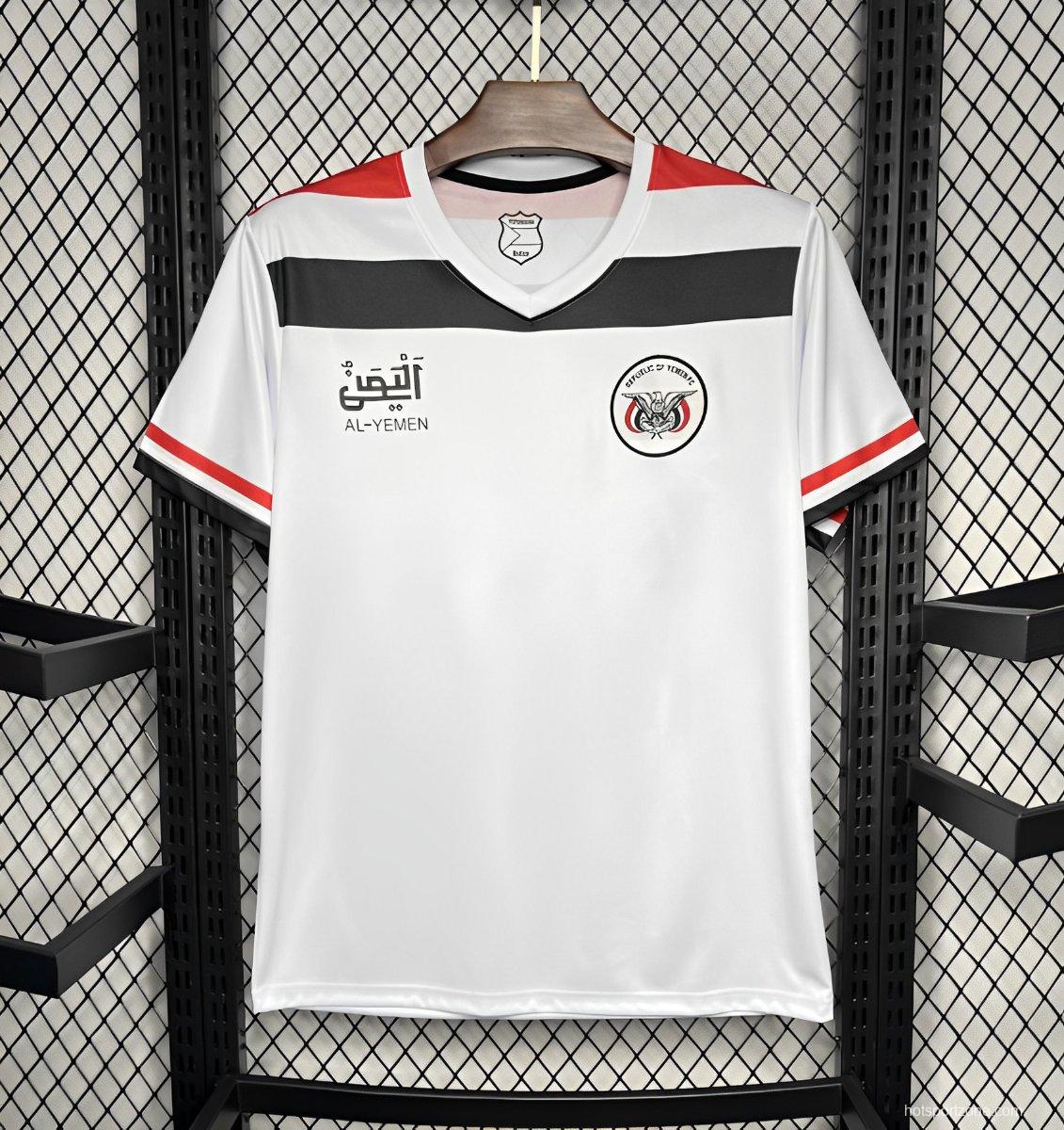 24/25 Yemen White Jersey