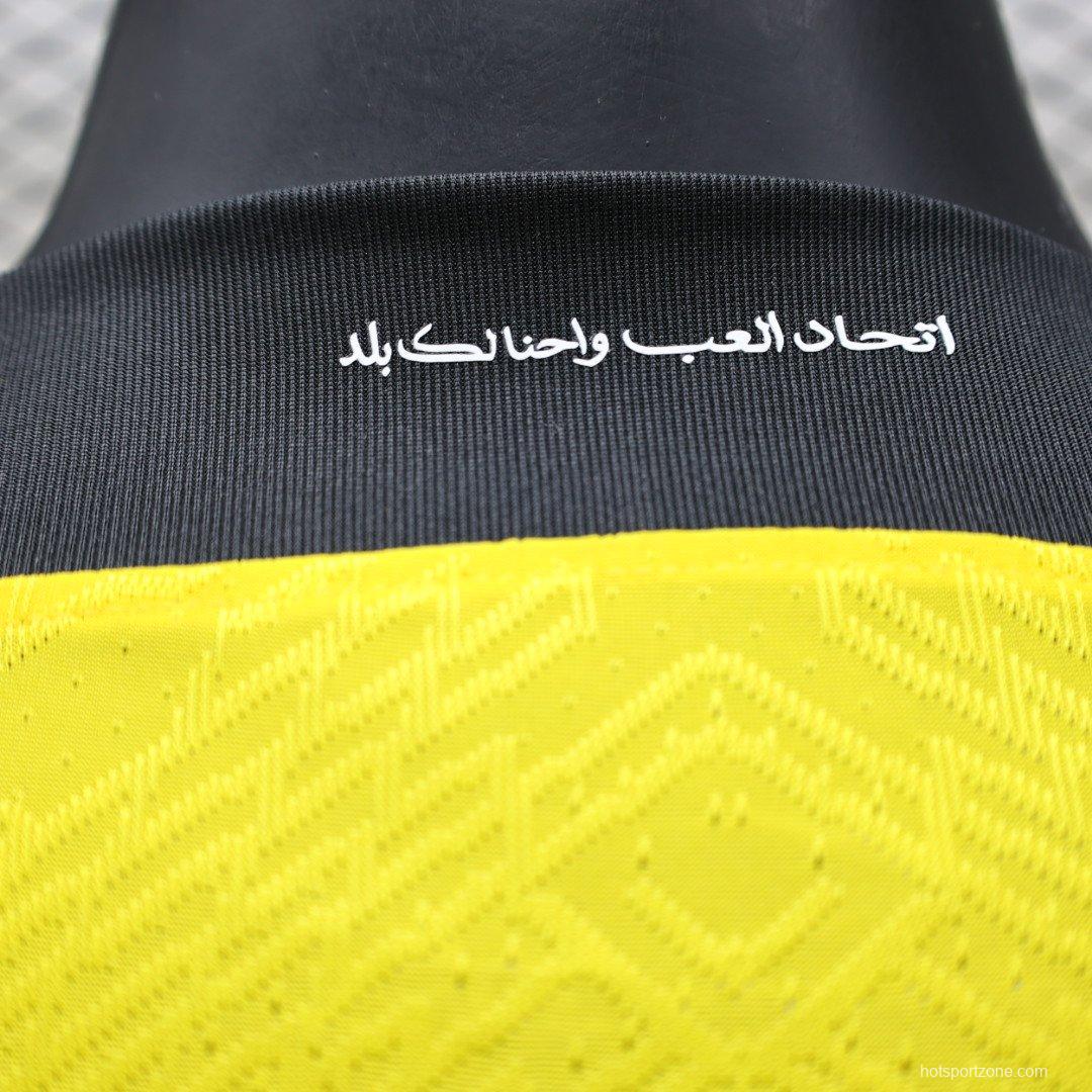 Player Version 24/25 Al-Ittihad Home Jersey