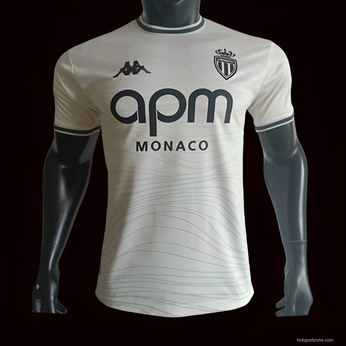 Player Version 24/25 Monaco Away Grey Jersey