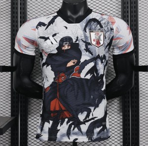 Player Version 2022 Japan Away White Jersey With Itachi Uchiha Printing Jersey