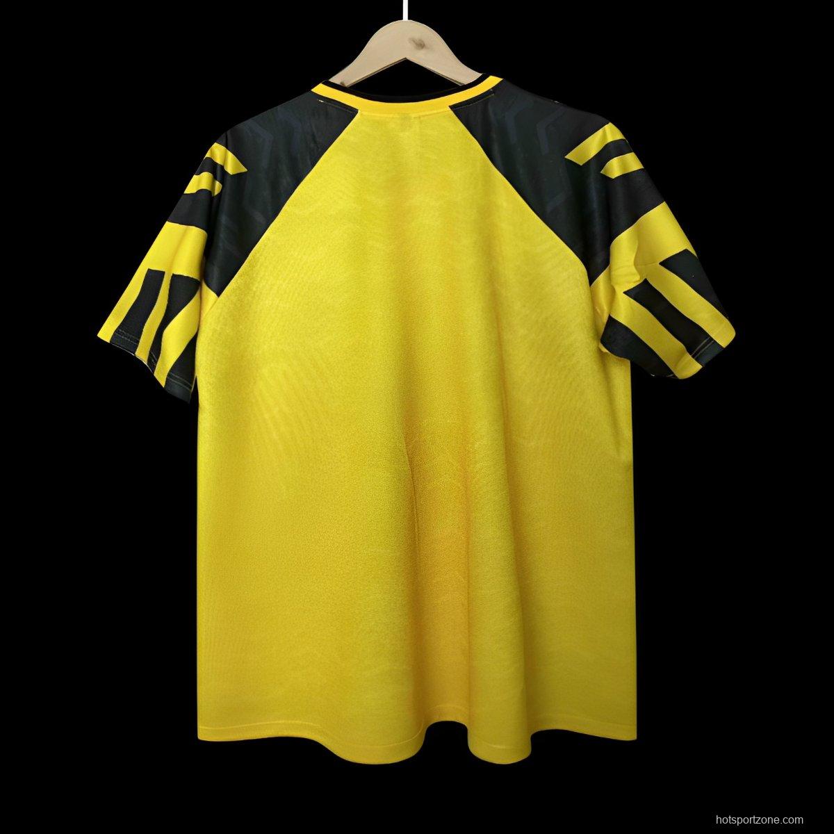 Retro 92/93 Sunderland Away Yellow Jersey