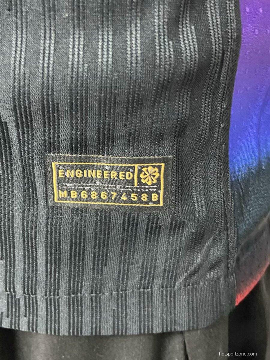 Player Version 2025 England Away Long Sleeve Jeresy