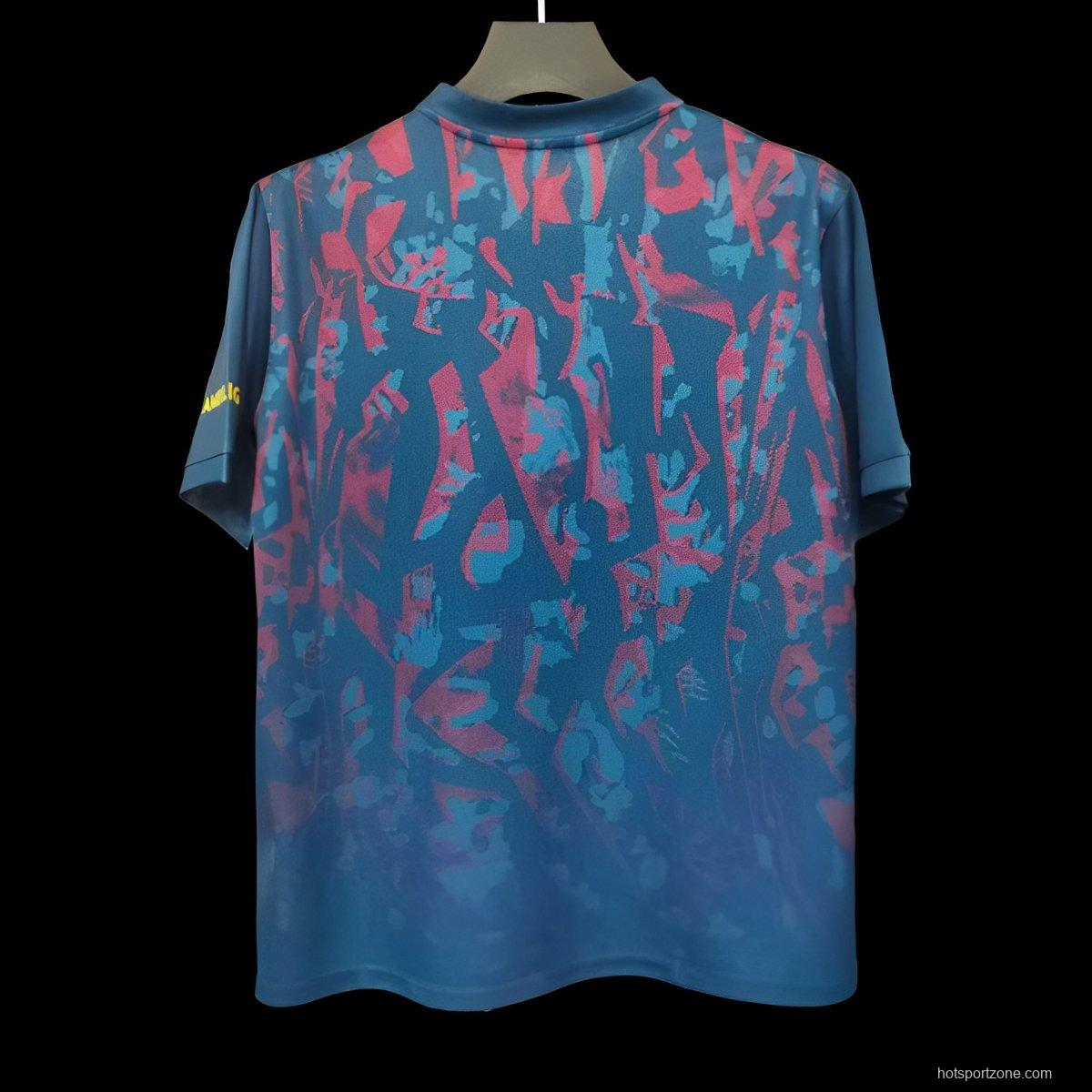 25/26 Barcelona Fourth Jersey Featured "Artistic" Design