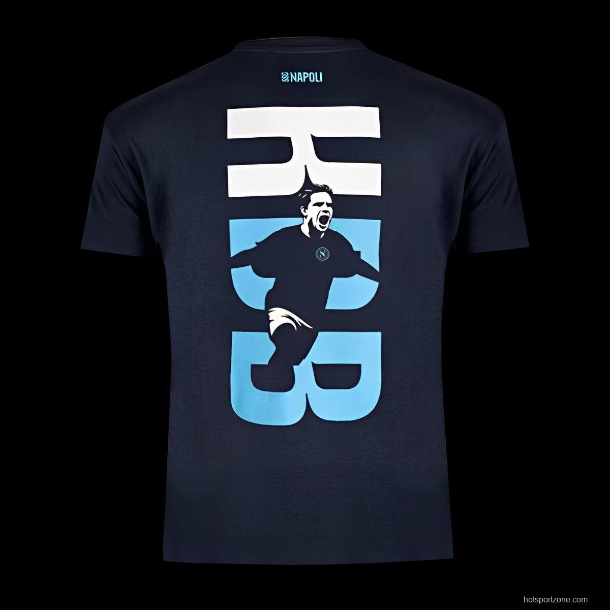 25/26 SSC Napoli Kevin De Bruyne Navy T-shirt