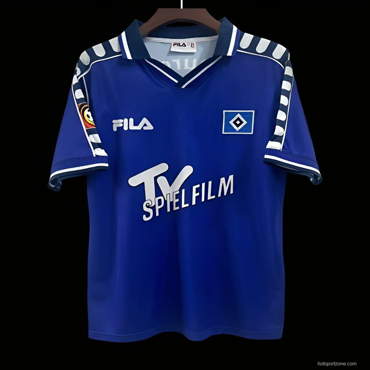 Retro 00/01 Hamburger SV Away Blue Jersey