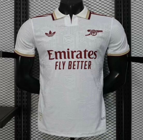 Player Version 25/26 Arsenal Third White Jersey