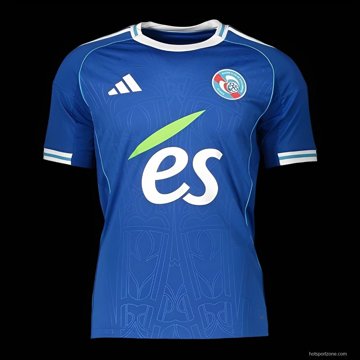 2025/26 Mens RC Strasbourg Alsace Home Jersey