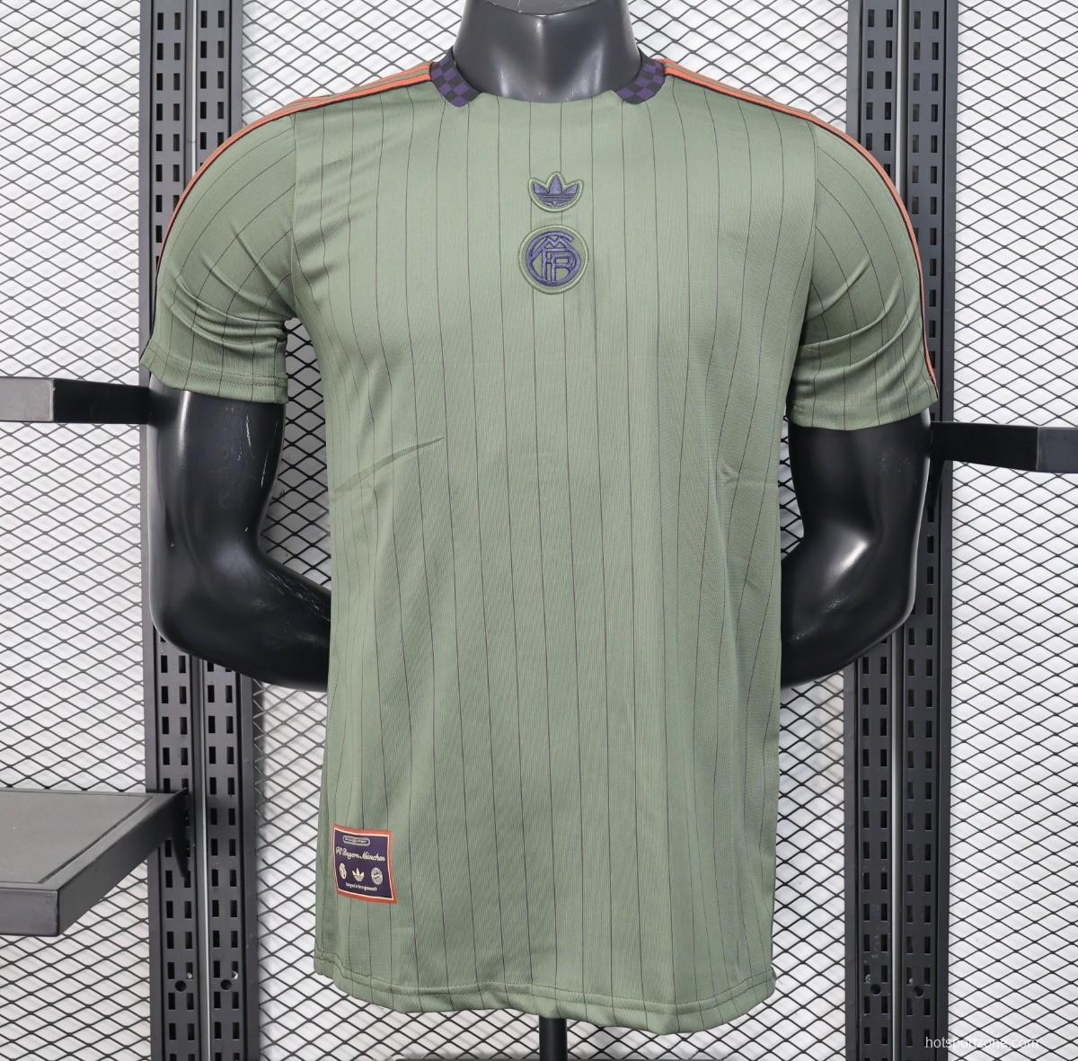 Player Version 25/26 Bayern Munich Grass Green Casual Jersey