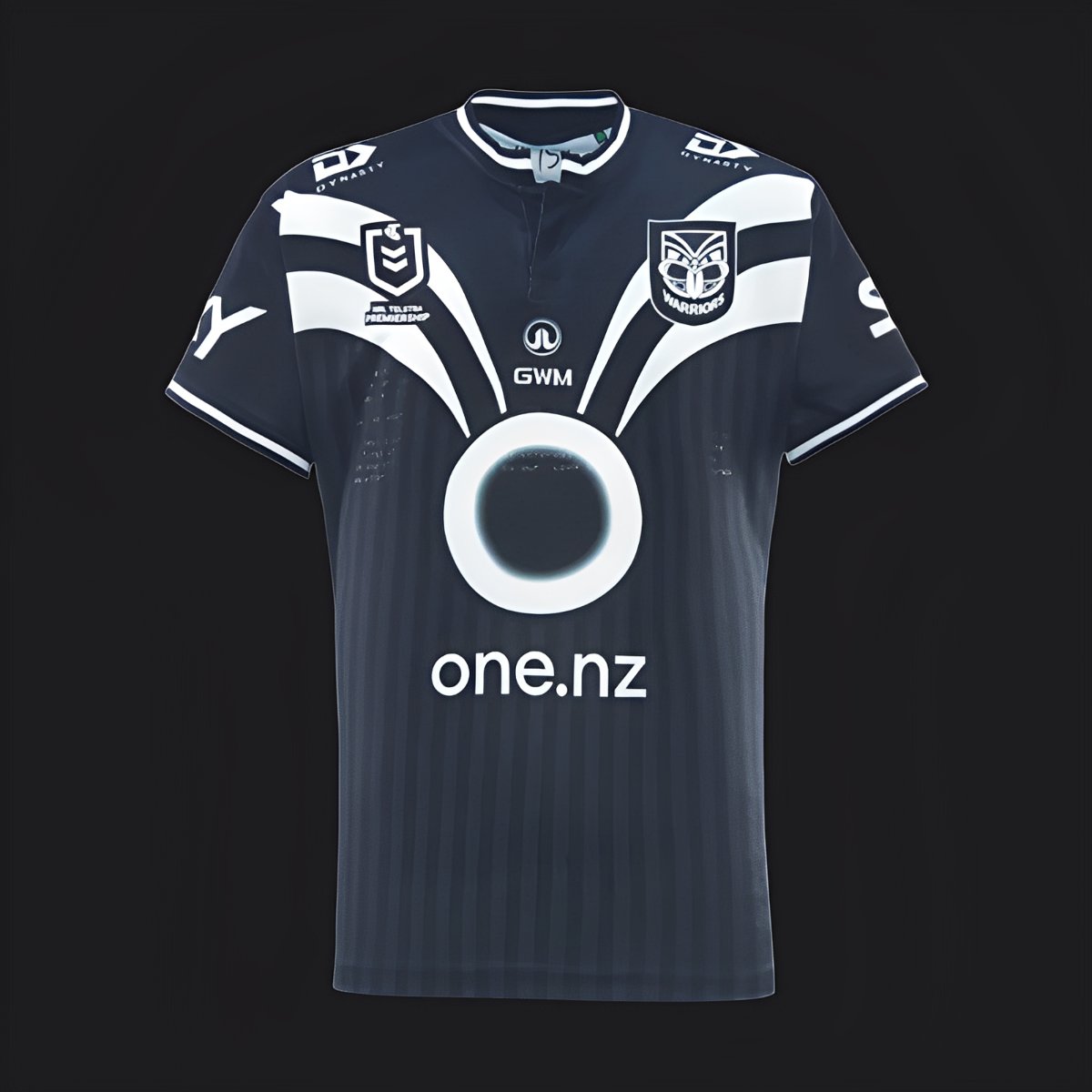 25/26 Kids New Zealand Warriors Navy with White Diagonal Stripes Jersey