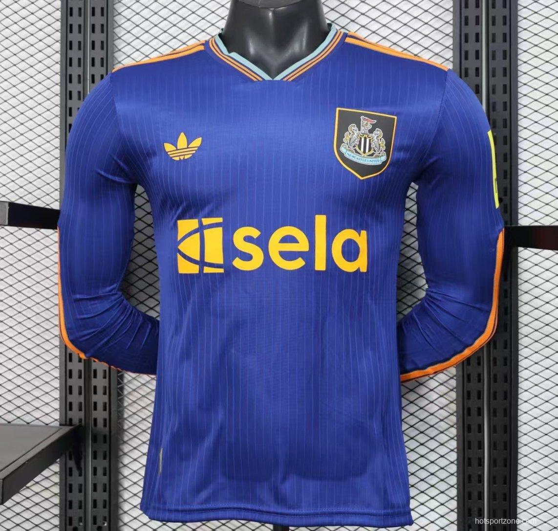 Player Version 25/26 Newcastle United Third Blue Long Sleeve Jersey